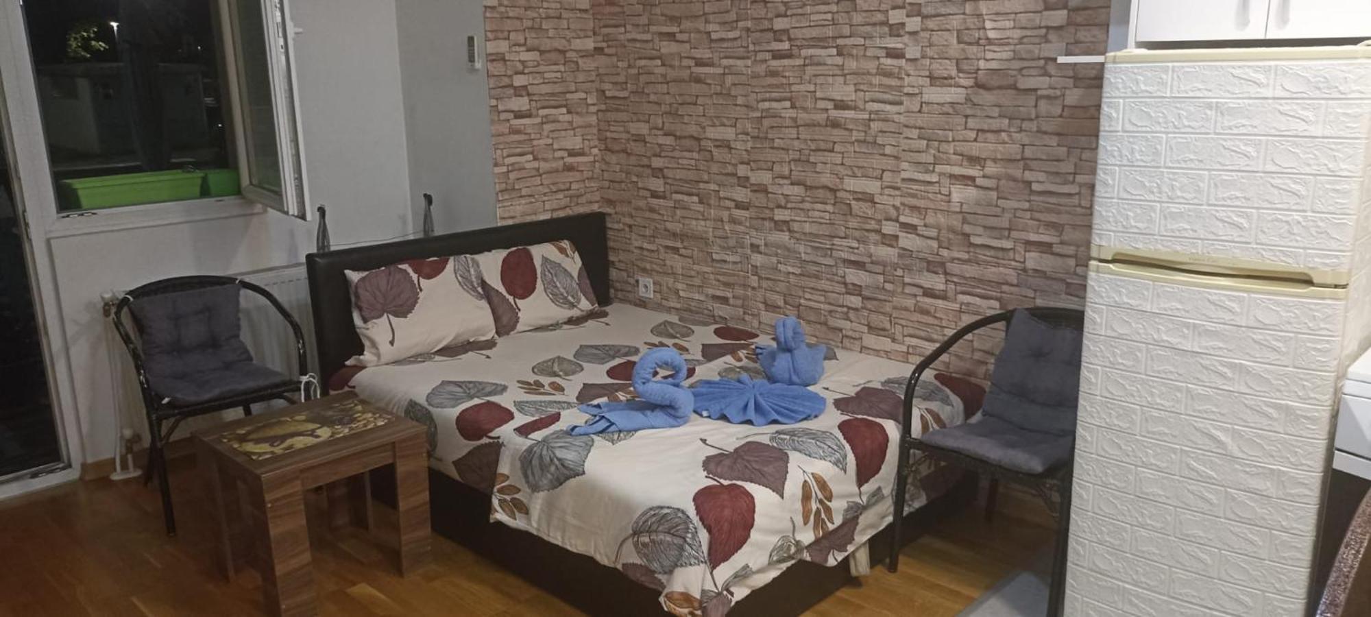 Wonderful Studio Apartment In Skopje Center Bagian luar foto